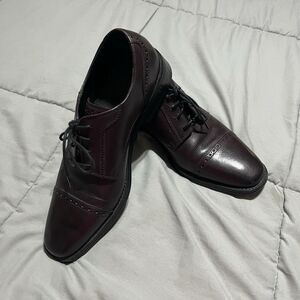 Cole Haan Jefferson Grand 2.0 Mens Size 12D Brown Classic Wingtip Oxford Shoes